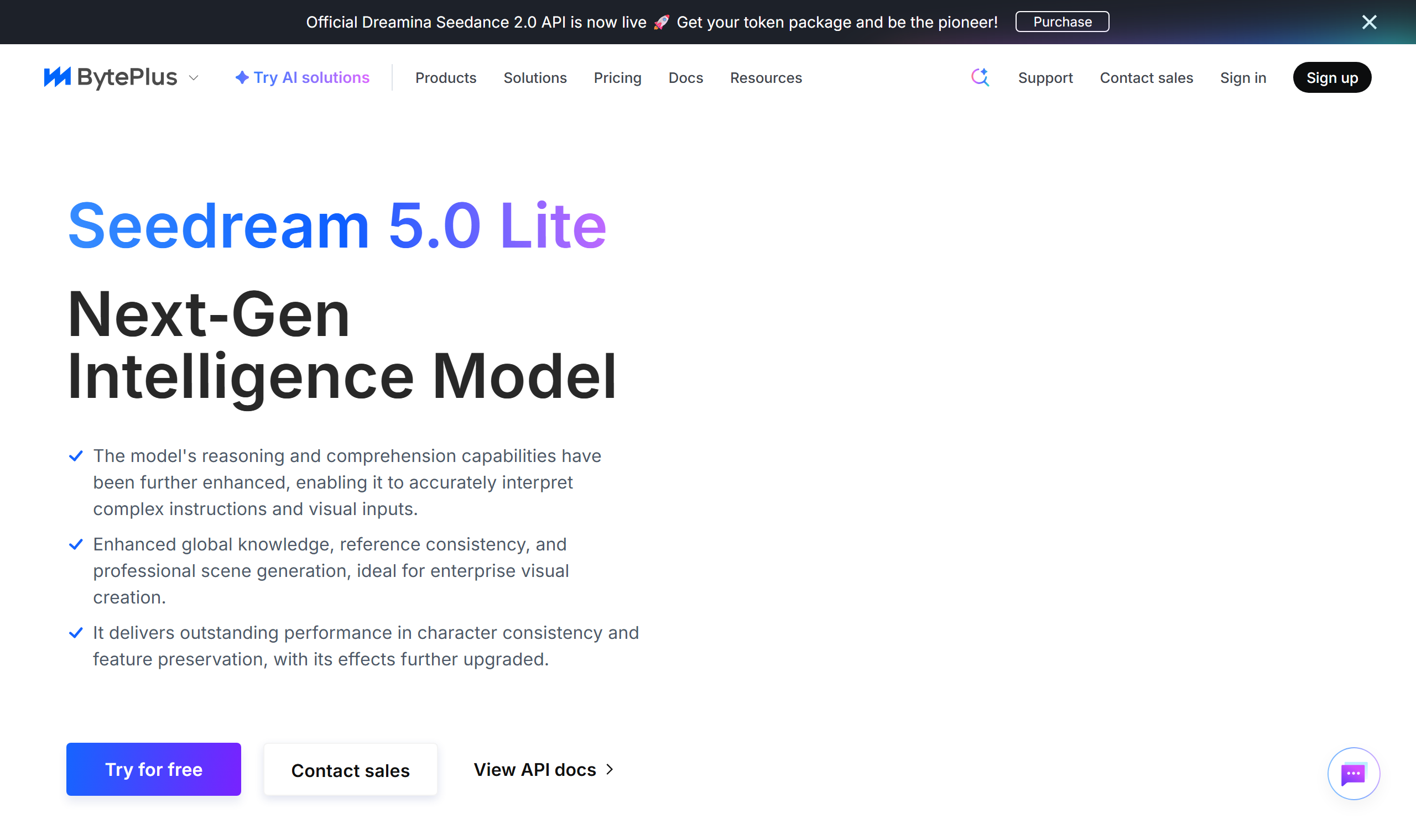 Seedream 5.0 by ByteDance on the BytePlus platform