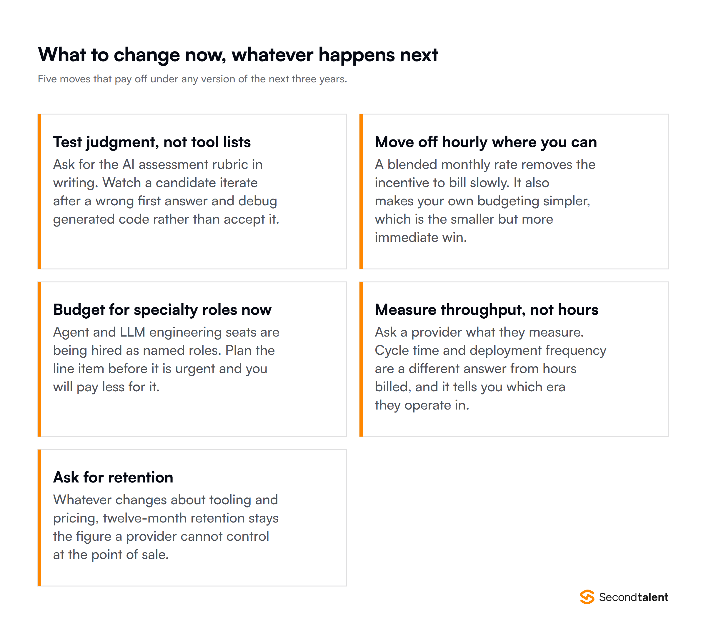 Five moves to make now that pay off under any version of the next three years