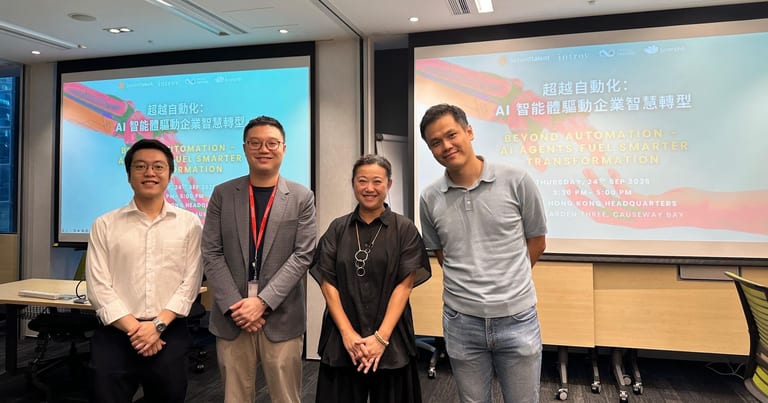 Speakers at the Beyond Automation seminar on AI agents for Hong Kong's AEC sector, Oracle Hong Kong, September 2026.