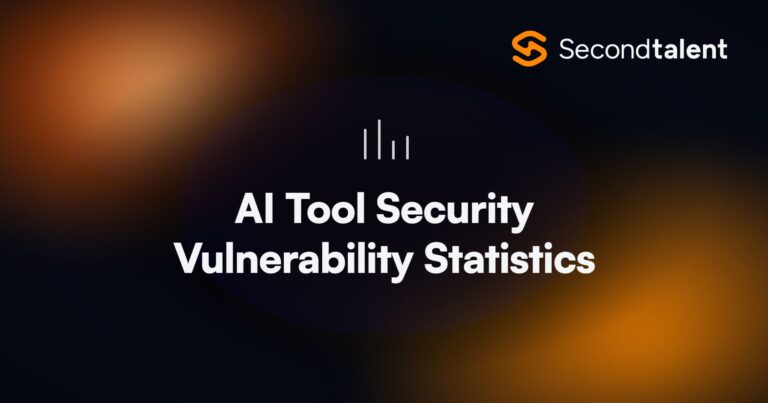 AI Tool Security Vulnerability Statistics. 30+ AI Tool Security Vulnerability Statistics (Fresh Data), by Second Talent.