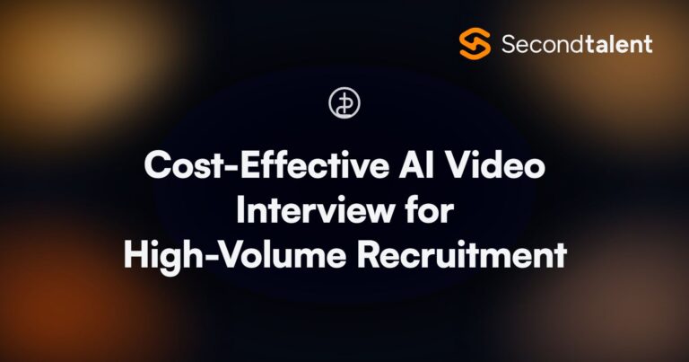 Cost-Effective AI Video Interview for High-Volume Recruitment. 10 Best Cost-Effective AI Video Interview Solutions for High-Volume Recruitment in 2025, by Second Talent.