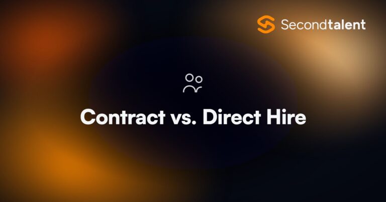 Contract vs. Direct Hire. Contract vs. Direct Hire: Which Is Better for Hiring Developers in 2026?, by Second Talent.