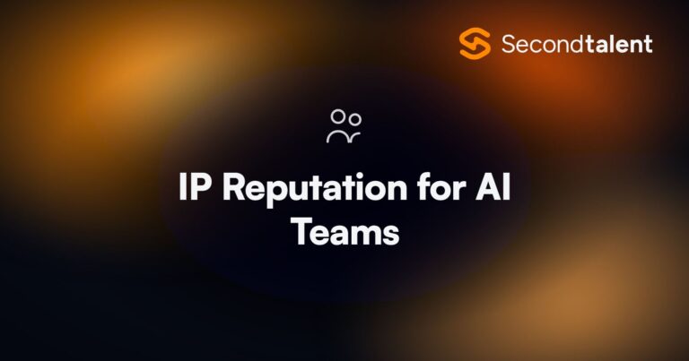 IP Reputation for AI Teams. IP Reputation for AI Teams: The Infrastructure Concept Nobody Explains, by Second Talent.