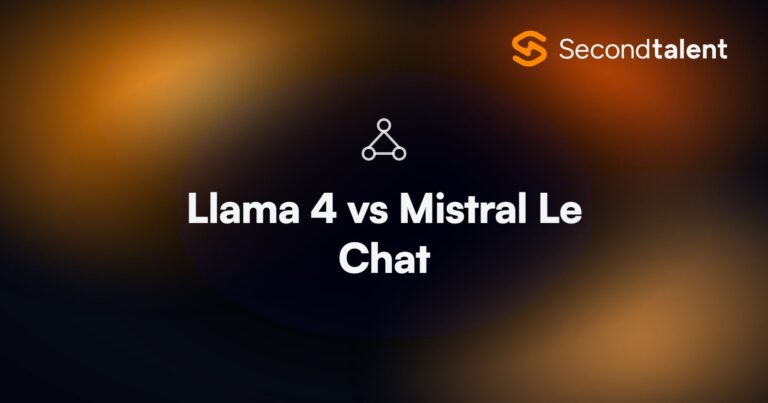 Llama 4 vs Mistral Le Chat. Llama 4 vs Mistral Le Chat: Open-Source LLM Showdown, by Second Talent.