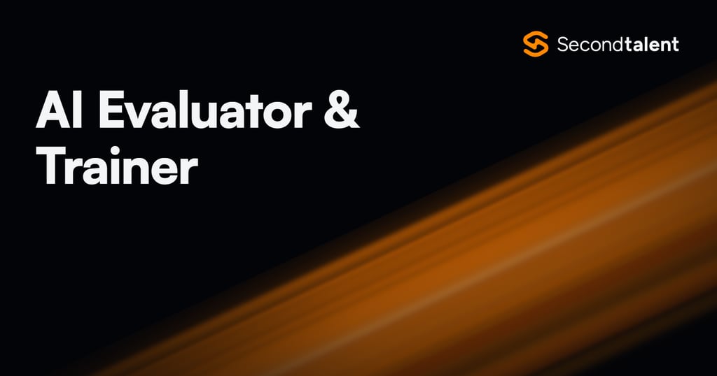 AI Evaluator & Trainer role guide by Second Talent
