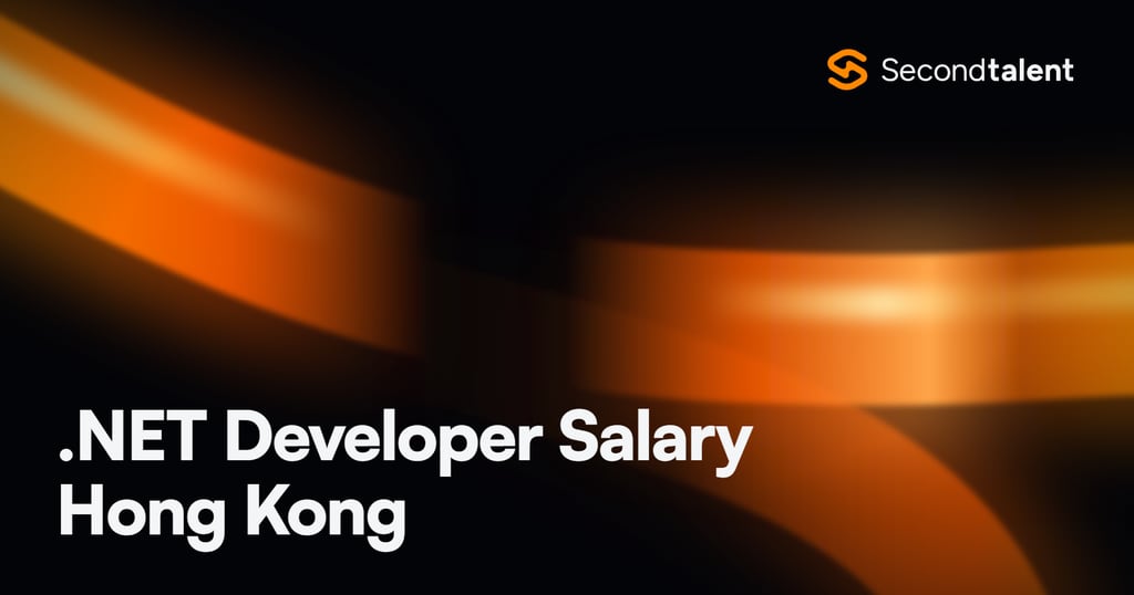 .NET Developer Salary Hong Kong rate card by Second Talent