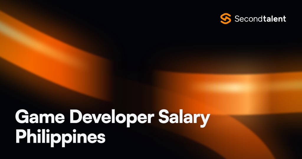 Game Developer Salary Philippines rate card by Second Talent
