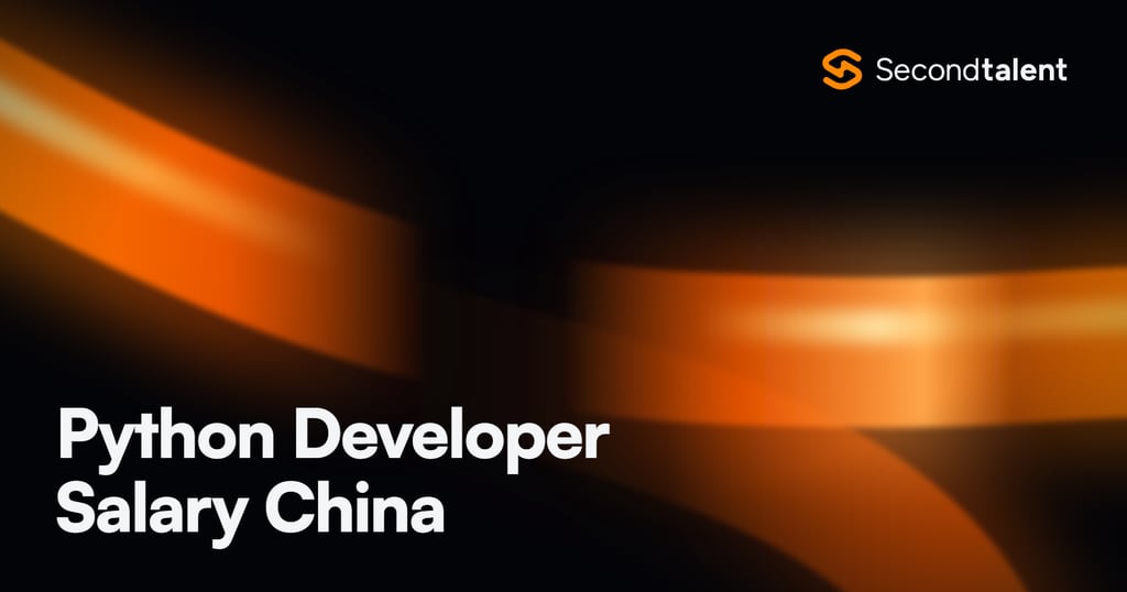 Python Developer Salary China rate card by Second Talent