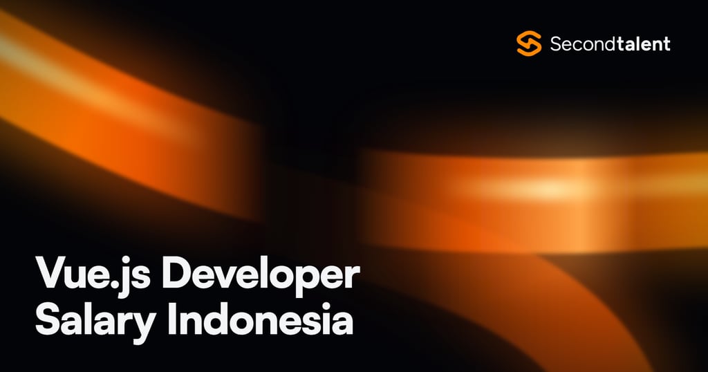 Vue.js Developer Salary Indonesia rate card by Second Talent