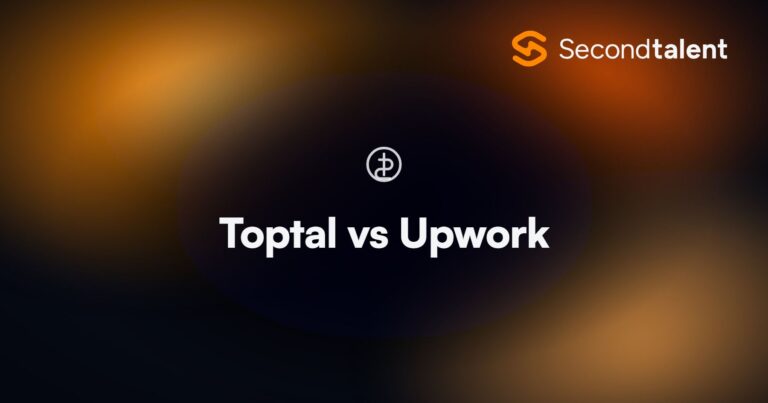 Toptal vs Upwork: vetting, fees, speed and risk compared, by Second Talent.