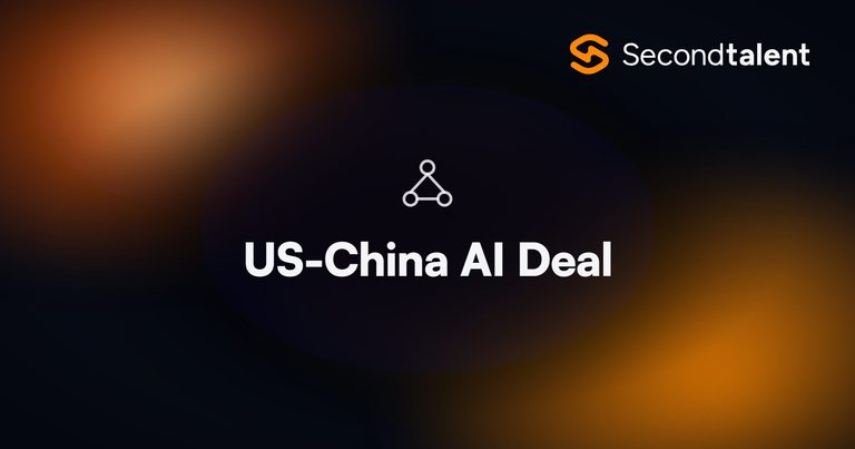 US-China AI deal, 2026, by Second Talent.