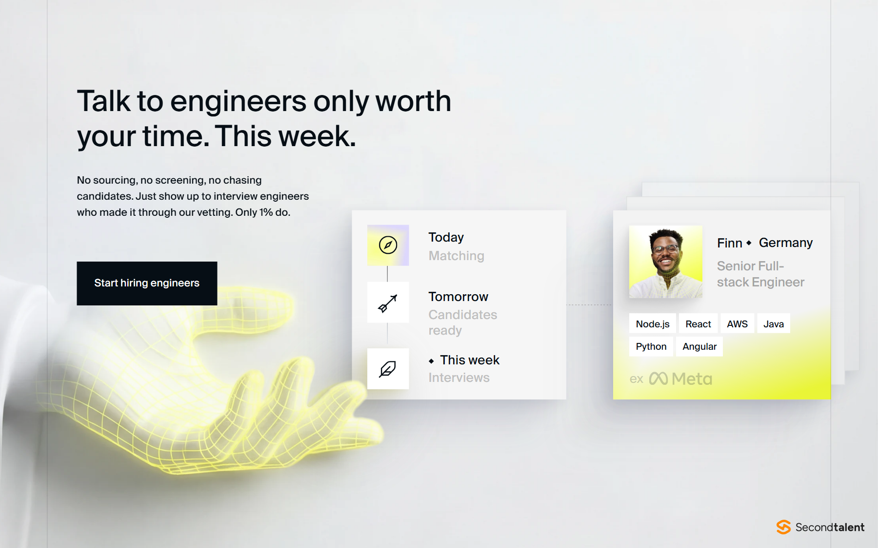 Lemon.io homepage, 2026