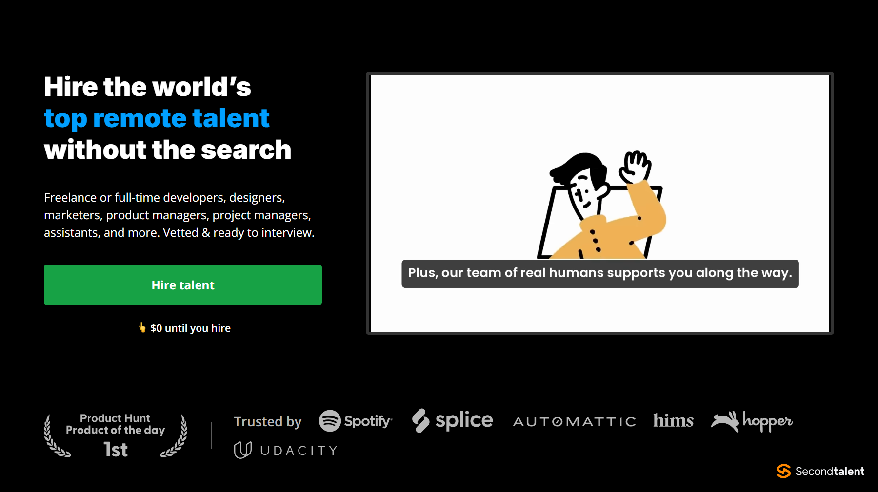 Arc.dev homepage, 2026